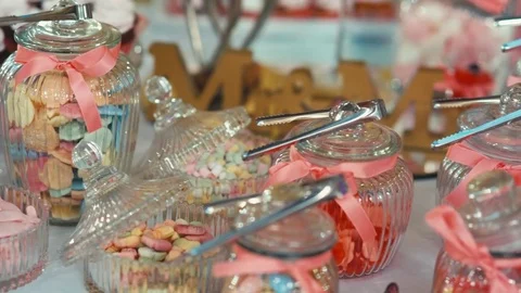 Candy bar design of the restaurant Vidéo 74890731