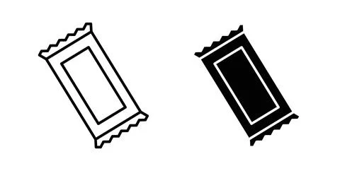 Candy-bar icon Illustration designs pack for Web Stock Illustration