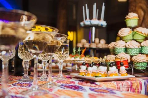 Candy bar open. Foto stock