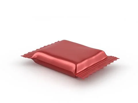 Candy bar package Stock Illustration