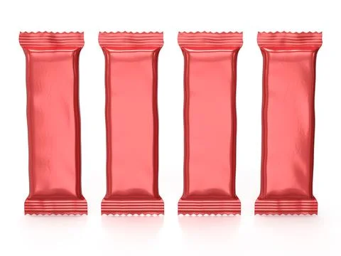 Candy bar packages Stock Illustration