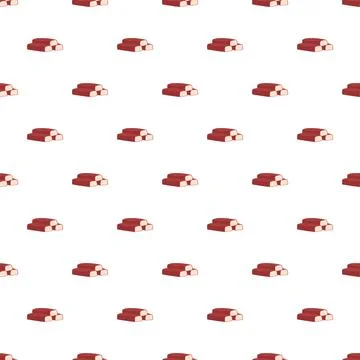 Candy bar pattern creating a delicious seamless background Stock Illustration
