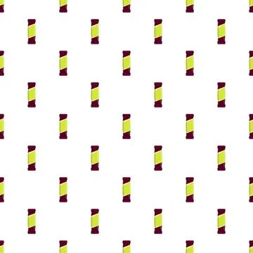 Candy bar repeating pattern on white background Stock Illustration