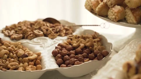 Candy bar with sweets Stock Footage 152146295