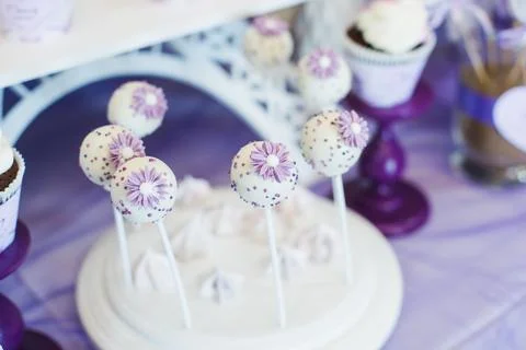 Candy bar at a wedding Stock Photos