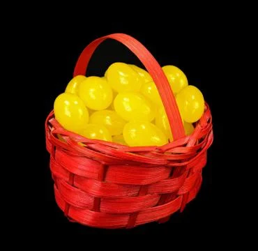Candy basket Stock Photos