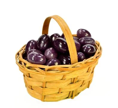 Candy basket Stock Photos