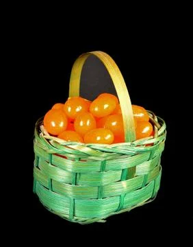 Candy basket Stock Photos
