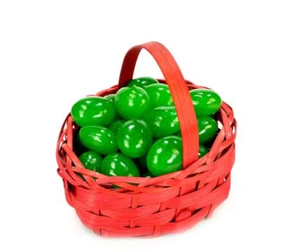 Candy basket Stock Photos