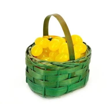 Candy basket Stock Photos