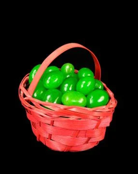 Candy basket Stock Photos