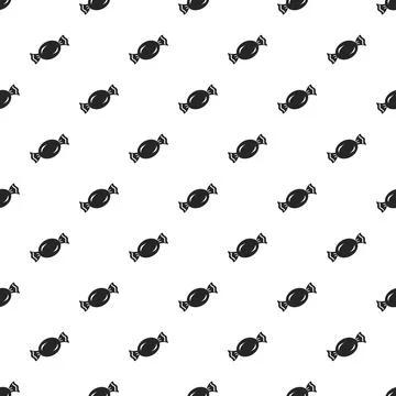 Candy bonbon pattern seamless Stock Illustration