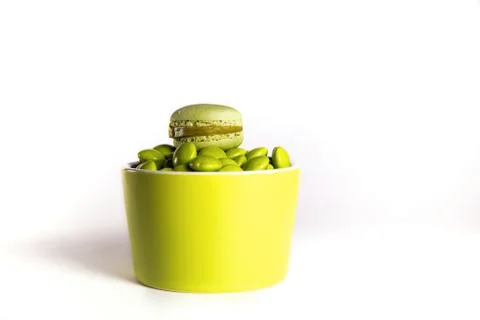 Candy bowl Fotos Stock