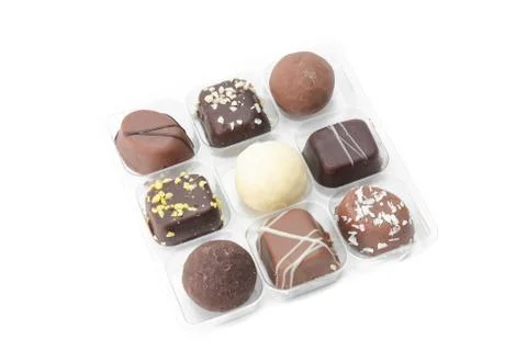 Candy in a box Stock Photos