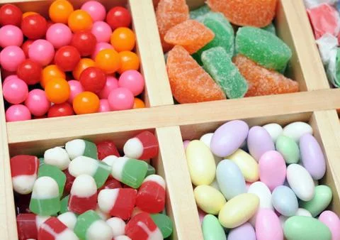 Candy box Stock Photos