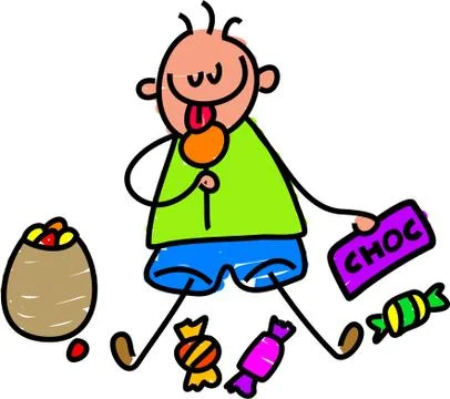 Candy Boy Stock-Illustration