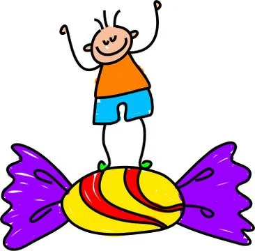 Candy Boy Stock-Illustration
