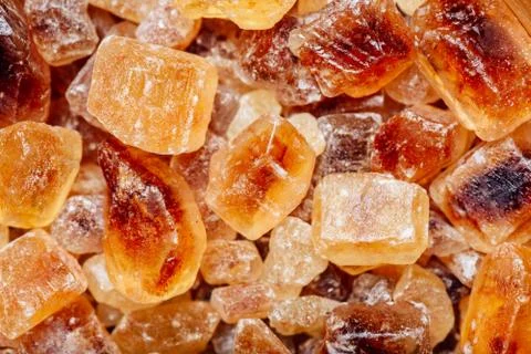 Candy Brown Sugar. Stock Photos
