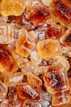 Candy Brown Sugar. Stock Photos