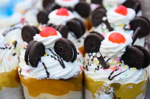 Candy cake Stock Photos