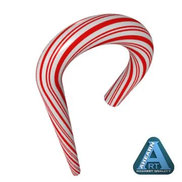 Candy Cane 3D Model
