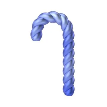 Candy cane. 3D Christmas element. Stock Illustration