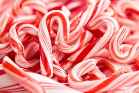 Candy Cane Background. Stock Photos