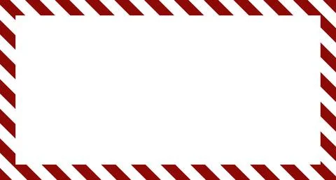 Candy cane christmas frame with blank space. Christmas border. Merry Christmas 库存插图