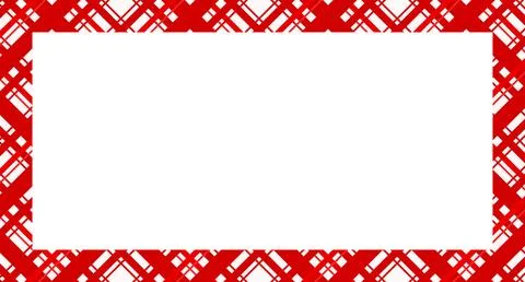 Candy cane christmas frame with blank space. Christmas border. Merry Christmas Stock Illustration