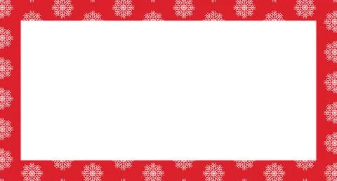 Candy cane christmas frame with blank space. Christmas border. Merry Christmas Stock Illustration