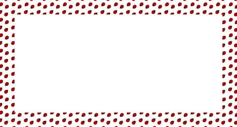 Candy cane christmas frame with blank space. Christmas border. Merry Christmas Stock Illustration