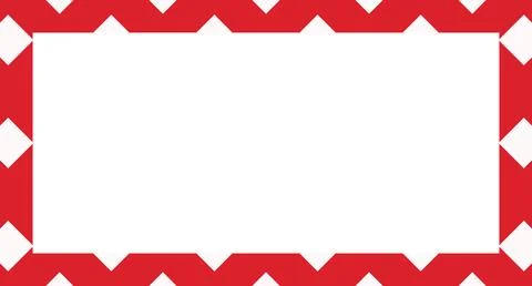 Candy cane christmas frame with blank space. Christmas border. Merry Christmas Stock Illustration