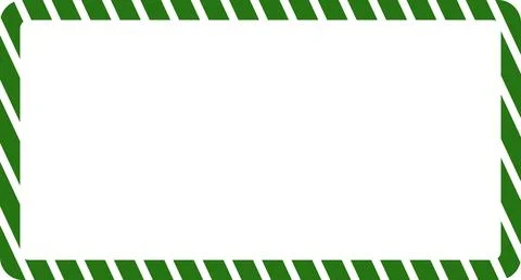 Candy cane christmas frame with blank space. Christmas border. Merry Christmas 库存插图