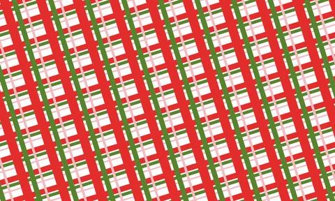 Candy cane Christmas pattern background vector illustration. Stock Illustration