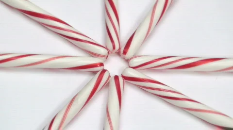 Candy cane design zoom V24 - HD Stock Footage 570694