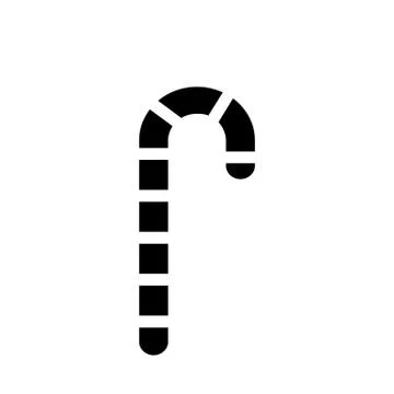 Candy cane icon element of christmas icon for mobile concept and web apps. Th Stock Illustration