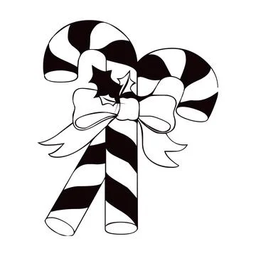 Candy cane icon Stock Illustration