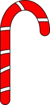 Candy cane Illustrazione stock