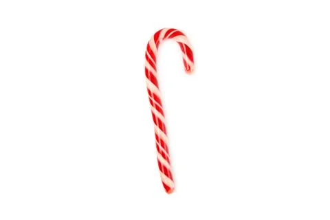 Candy cane isolated on white background. 스톡 사진