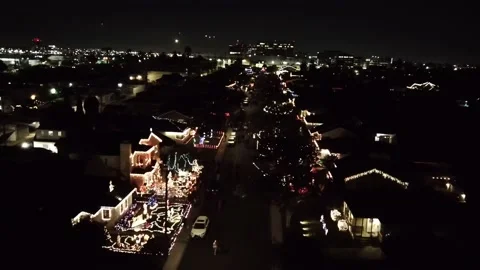 Candy Cane Lane 2 Stock Footage 169109496