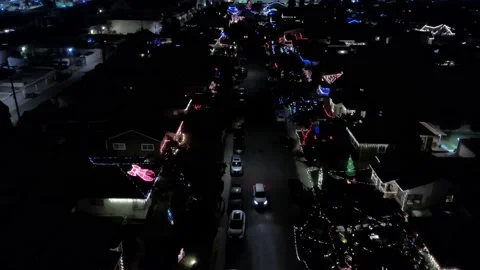 Candy Cane Lane 2022 II 動画素材 228665053