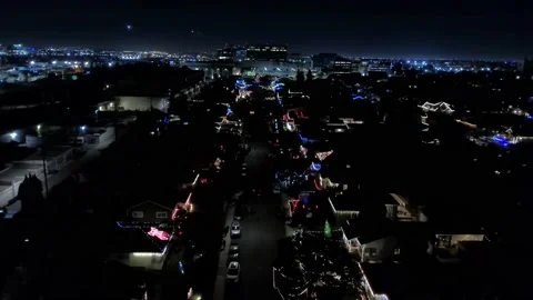 Candy Cane Lane 2022 VI 動画素材 228665309