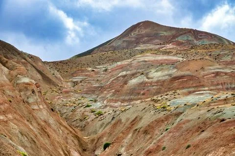 Candy Cane Mountains Stock Photos