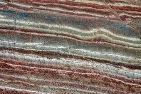 Candy Cane Mountains Stock Photos