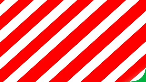 Candy cane paper overlay animation Stock Footage 324543114