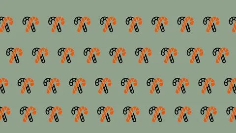 Candy Cane Pattern Background Loop Animation for Christmas. Stock Footage 325405396