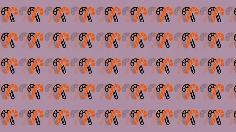 Candy Cane Pattern - Festive Holiday Background for Christmas. Stock Footage 325405405