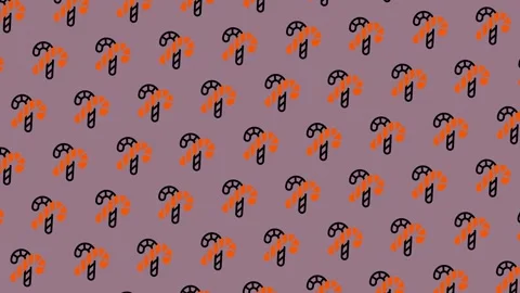 Candy Cane Pattern - Festive Holiday Background for Christmas. Stock Footage 325405406