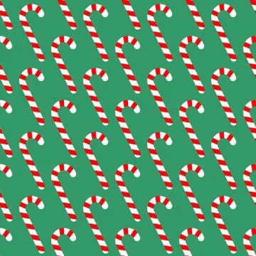 Candy cane pattern Illustrazione stock