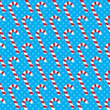 Candy cane pattern Stock Illustration